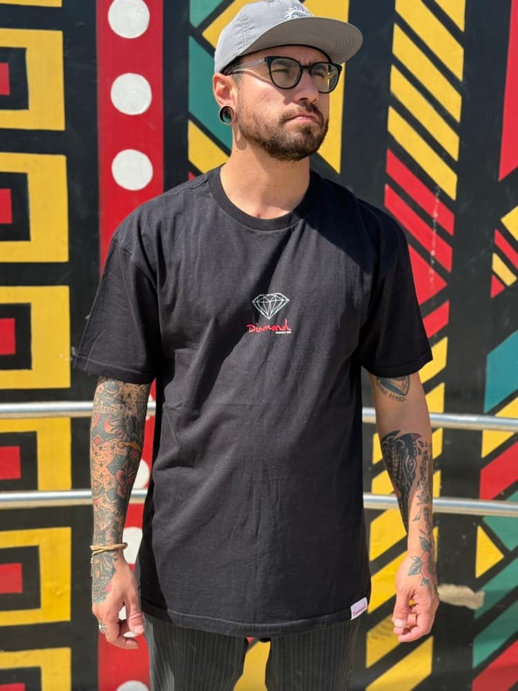 Camiseta Diamond preta